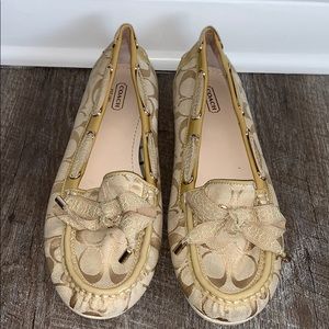Cute & Stylish Coach Tan Loafers